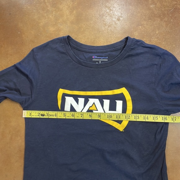 NAU North Arizona University ladies long sleeve Navy T-shirt - Size Small - Picture 3 of 6